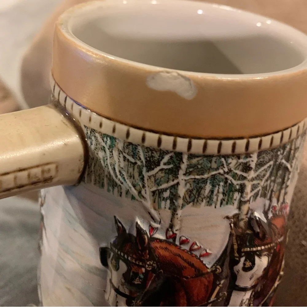 Budweiser Holiday Stein 1988 Collector’s Series - Picture 4 of 4